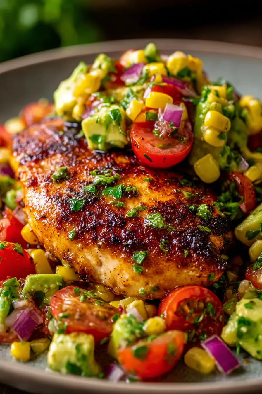 Lime Chicken Recipe with Avocado