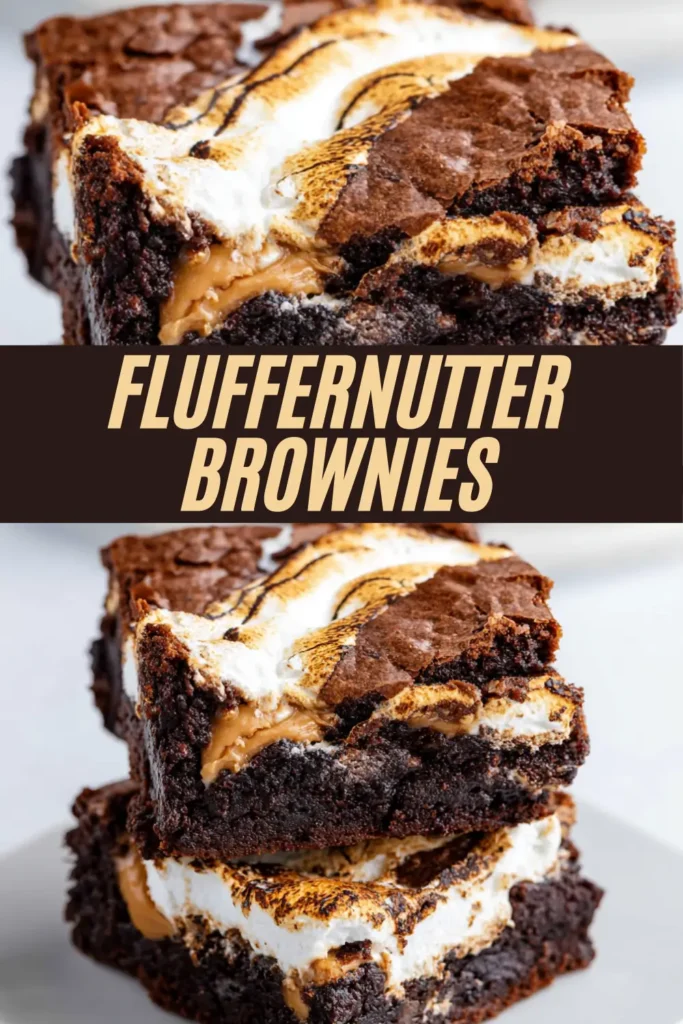 A set of food images showcasing eight diverse recipes: gooey Fluffernutter Brownies, a savory Italian Sausage and Rice Skillet, a creamy Crab Rangoon Dip, a hearty Chicken Pot Pie, a buttery Shrimp Scampi, a cheesy Chicken Spaghetti Bake, a sweet Peach French Toast Bake, and a healthy Cabbage Soup.