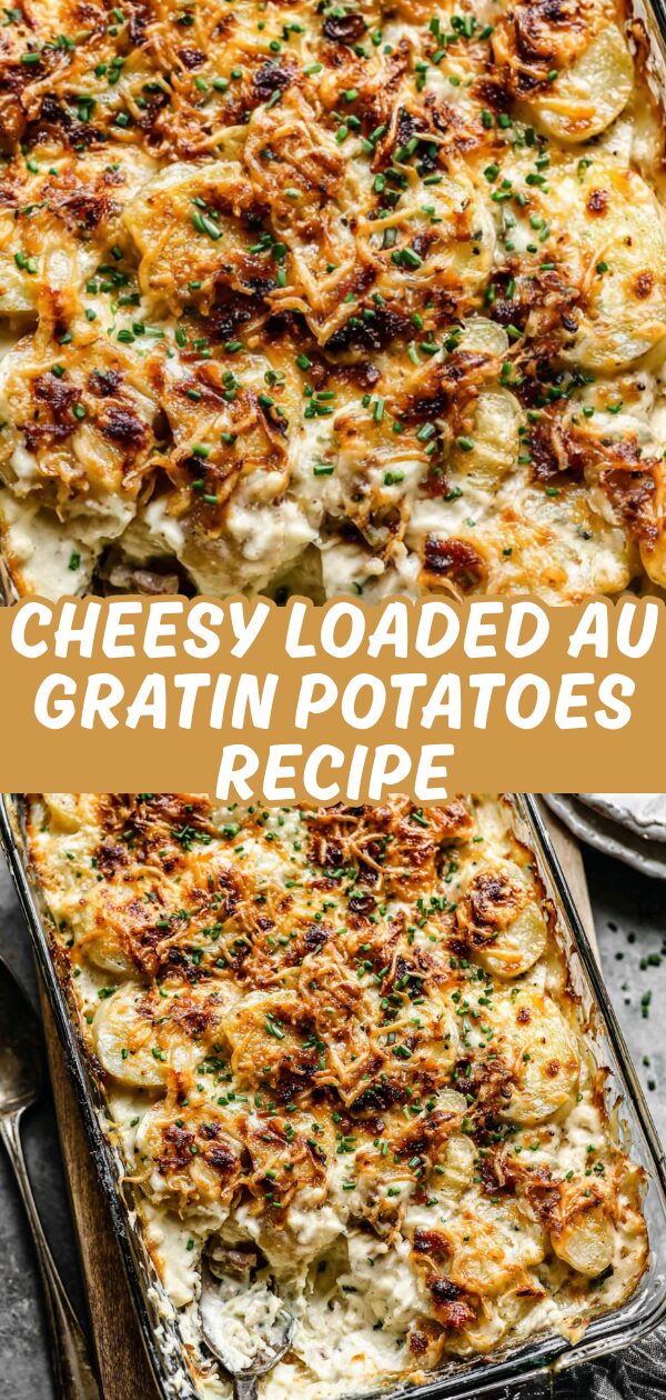 Golden-brown, bubbly cheese blankets tender potatoes in a hearty, irresistible casserole.