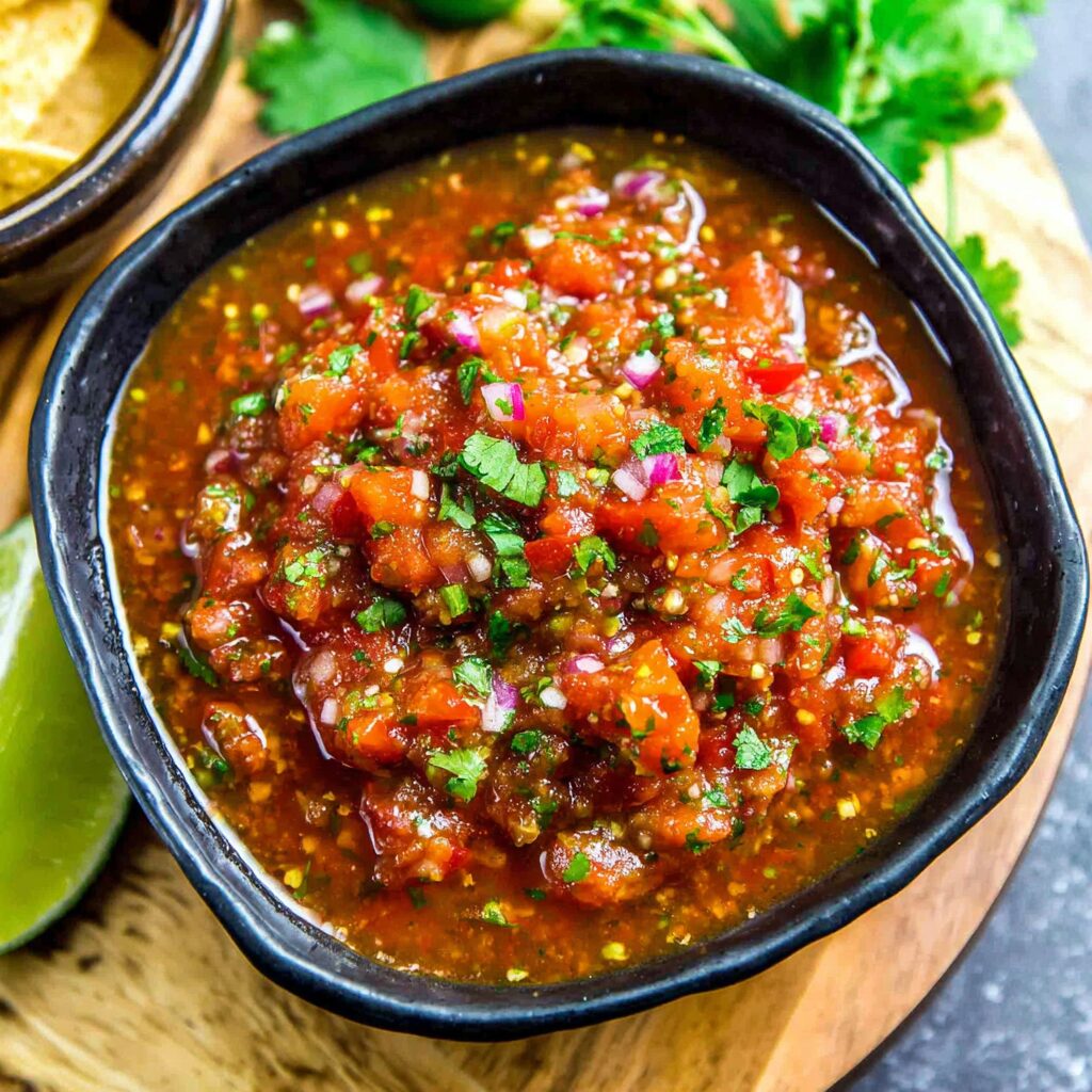 Fresh Homemade Blender Salsa Recipe