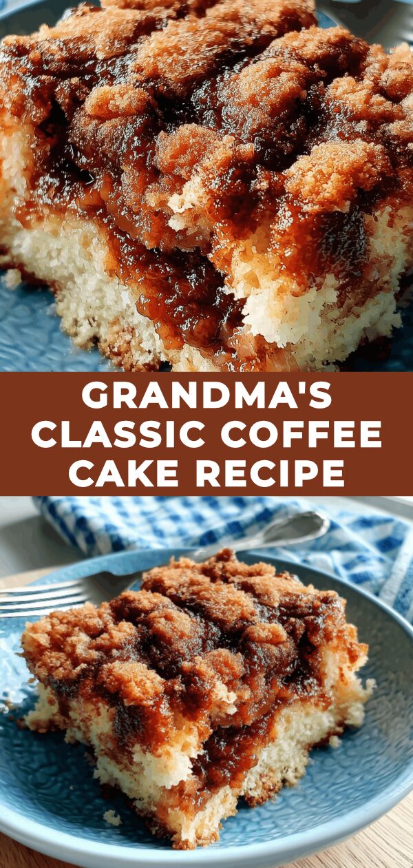 A treasured handwritten recipe for coffee cake promises a comforting and delicious bake.