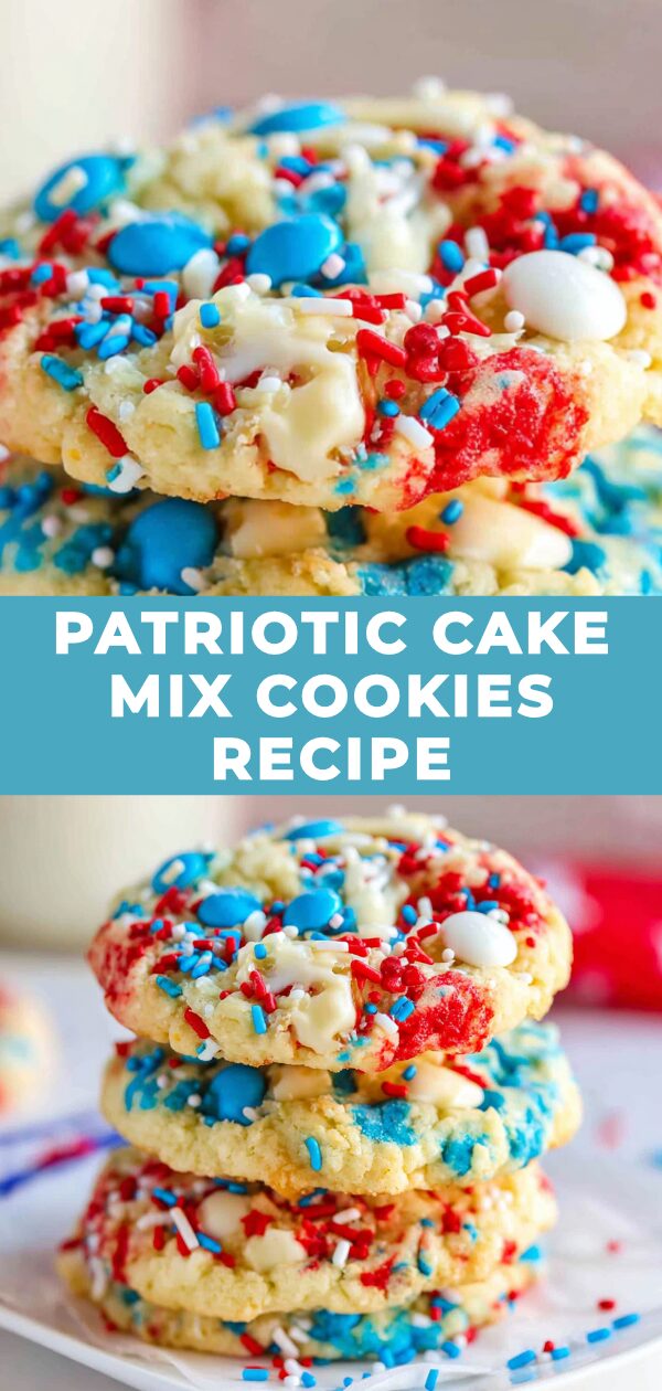 Red, white, and blue swirled cookies offer a sweet, festive treat perfect for celebrating.