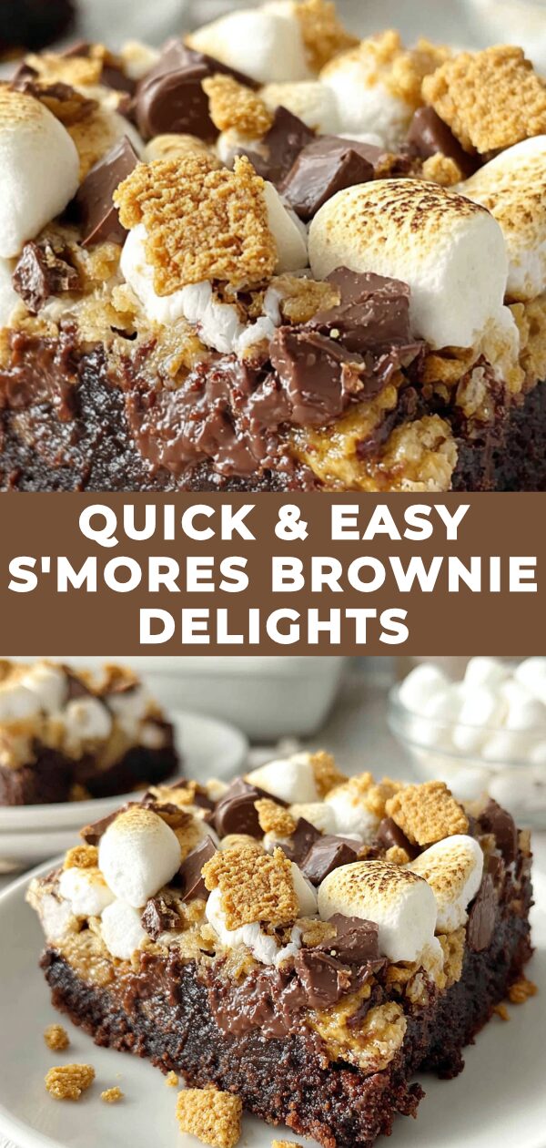 Gooey marshmallow, rich chocolate brownie, and crisp graham cracker collide in a perfectly stacked dessert square.