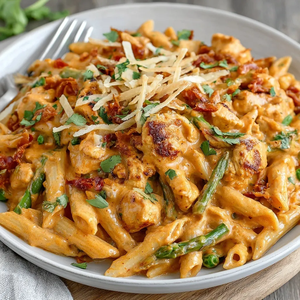 Spicy Chicken Pasta with Creamy Chipotle Sauce
