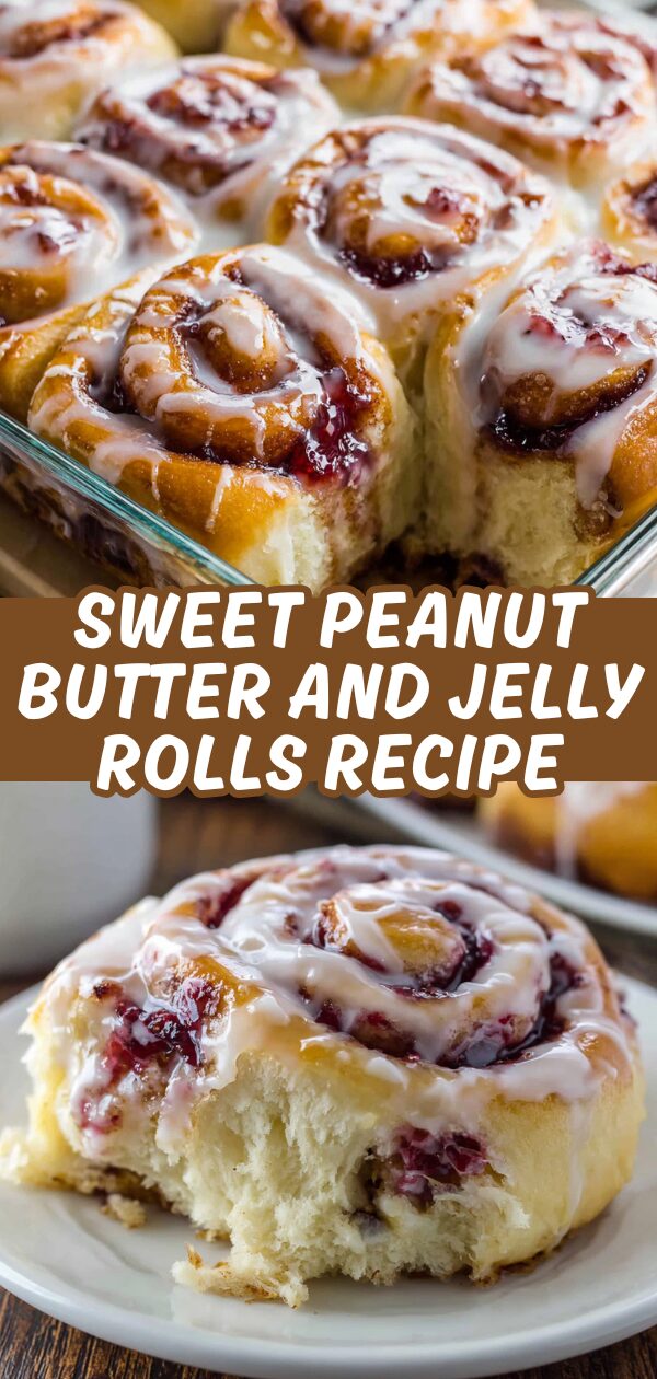 A delightful swirl of peanut butter and jelly transforms simple ingredients into a fun and delicious baked roll.