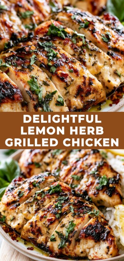 Delightful Lemon Herb Grilled Chicken