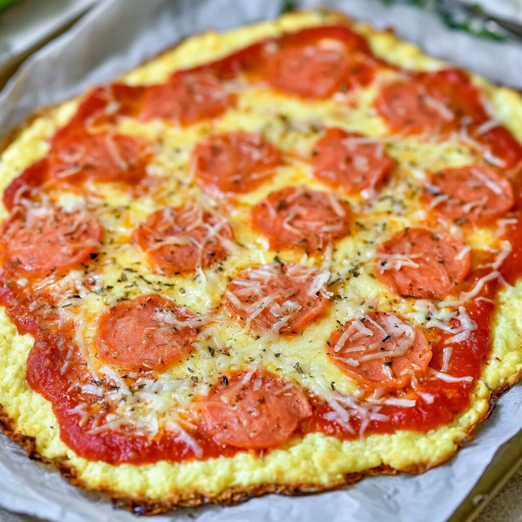 A homemade flatbread pizza topped with cottage cheese and vibrant ingredients, ready to be enjoyed.