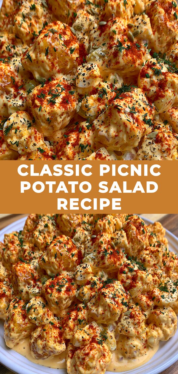A quintessential summer treat, this creamy potato salad is generously studded with pickles and herbs.