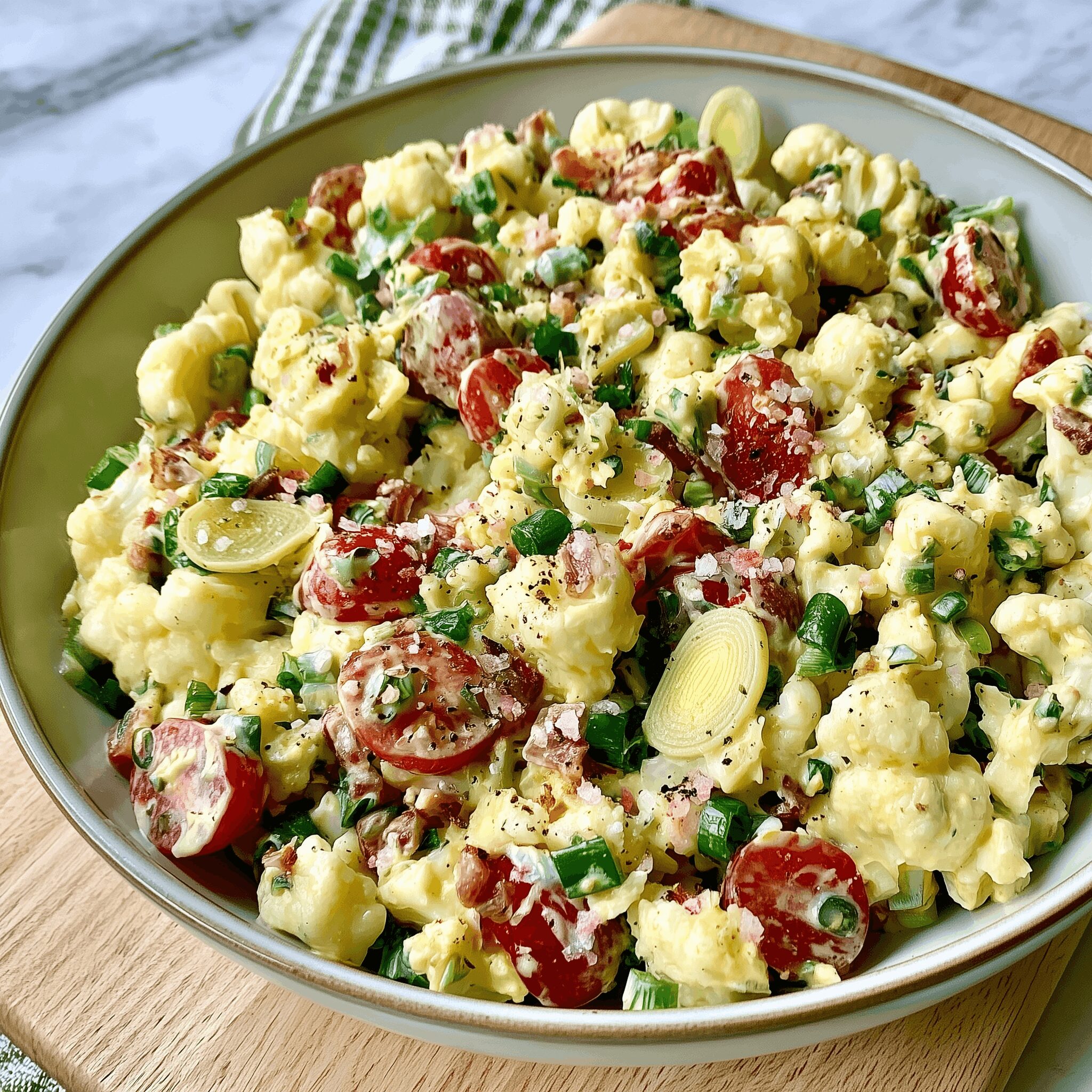 BLT Cauliflower Salad