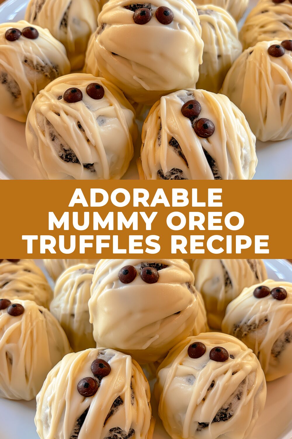 Adorable Mummy Oreo Truffles Recipe