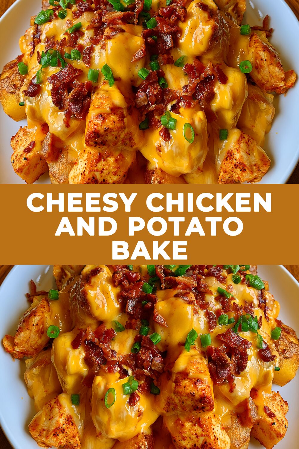 Cheesy Chicken and Potato Bake Recipe