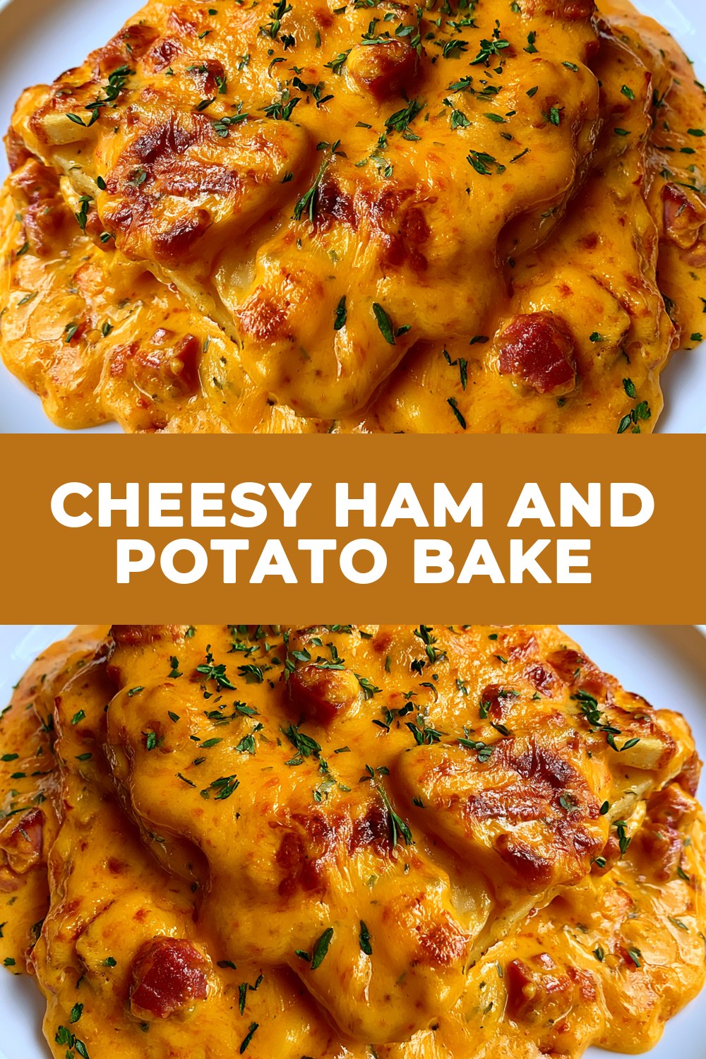 Cheesy Ham and Potato Bake Recipe