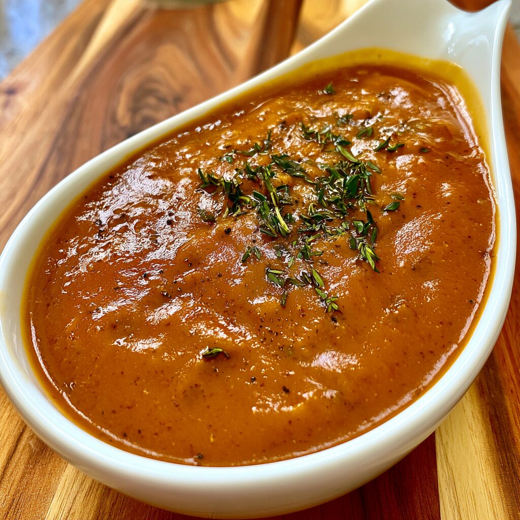 Classic Homemade Turkey Gravy
