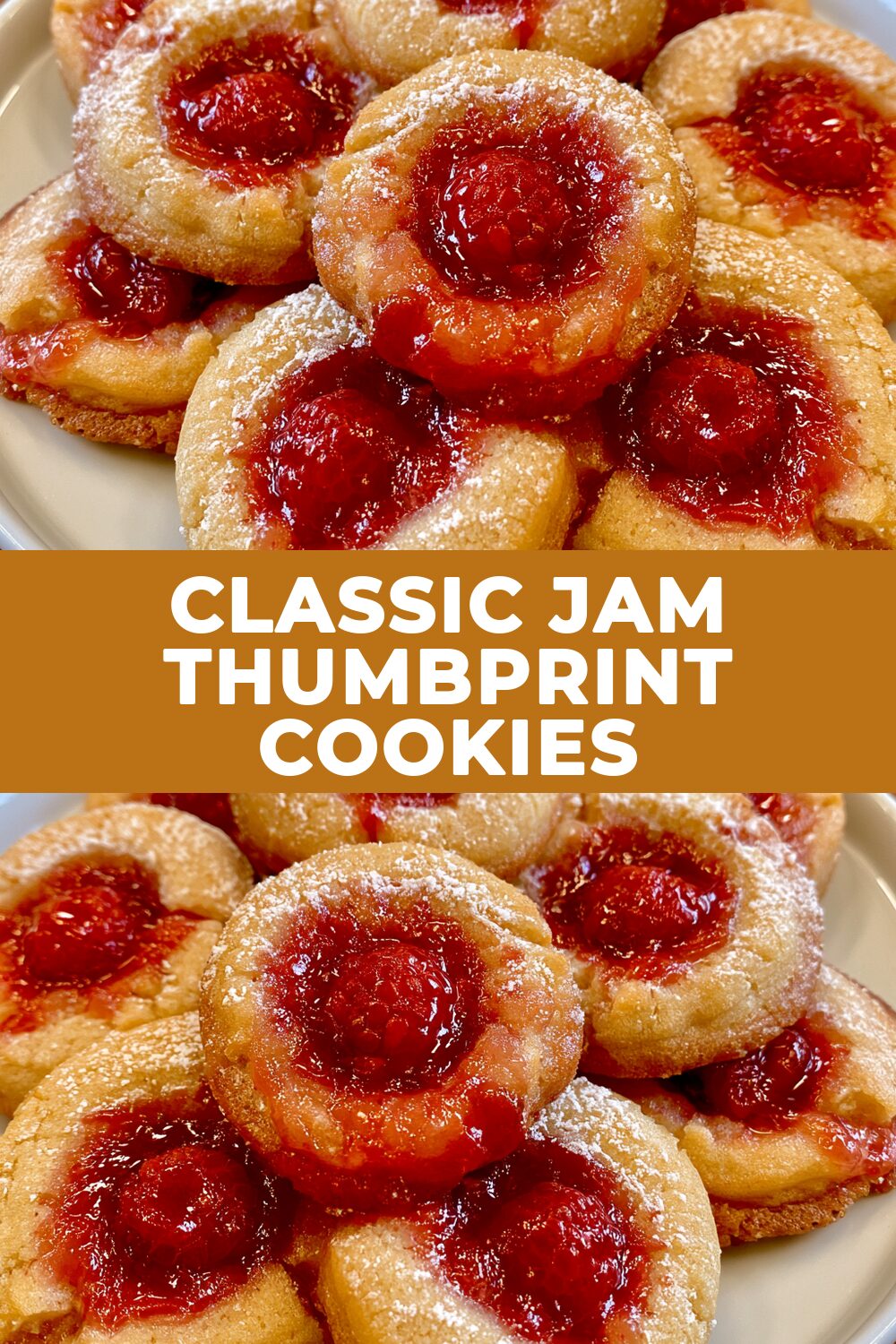 Classic Jam Thumbprint Cookies Recipe
