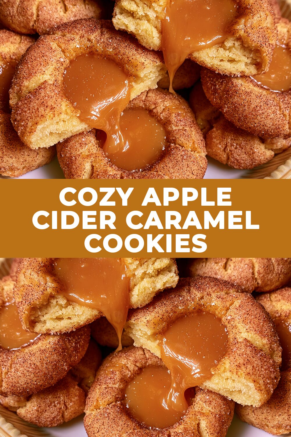 Cozy Apple Cider Caramel Cookies Recipe