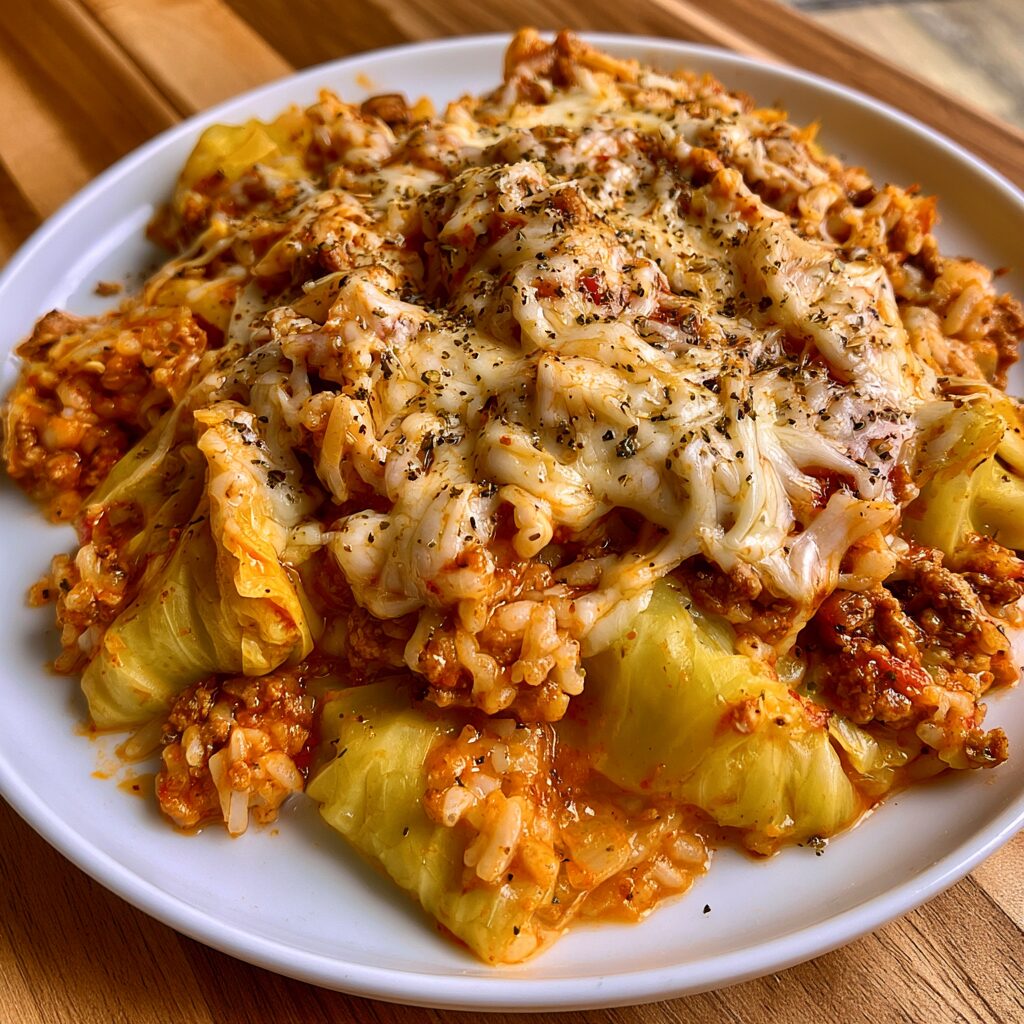 Cozy Cabbage Roll Casserole Recipe