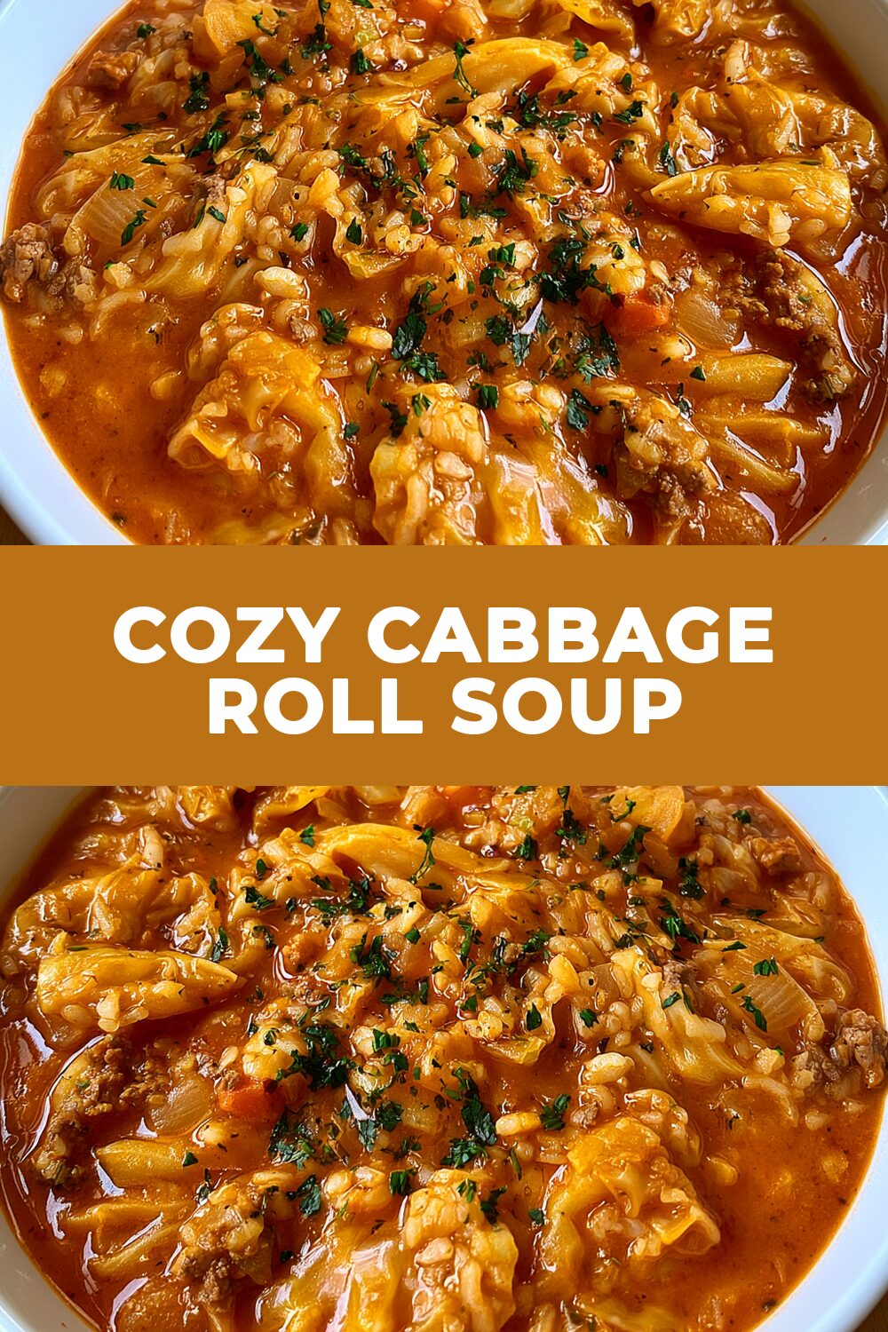 Cozy Cabbage Roll Soup Recipe