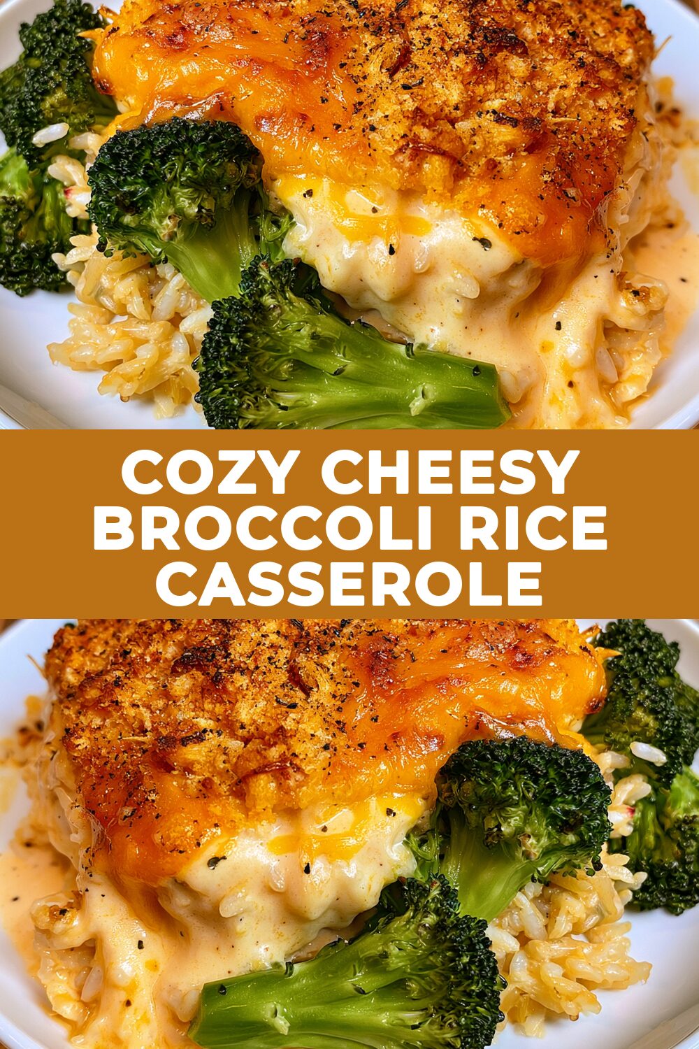 Cozy Cheesy Broccoli Rice Casserole Recipe