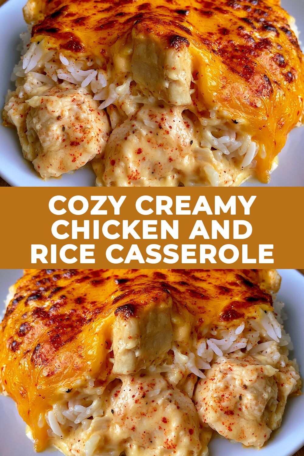 Cozy Creamy Chicken and Rice Casserole Recipe