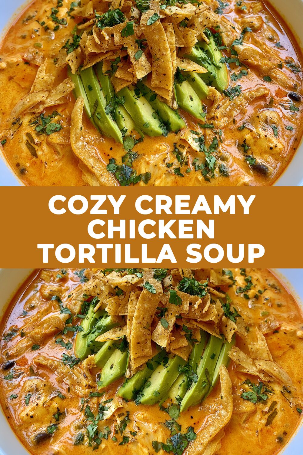 Cozy Creamy Chicken Tortilla Soup Recipe