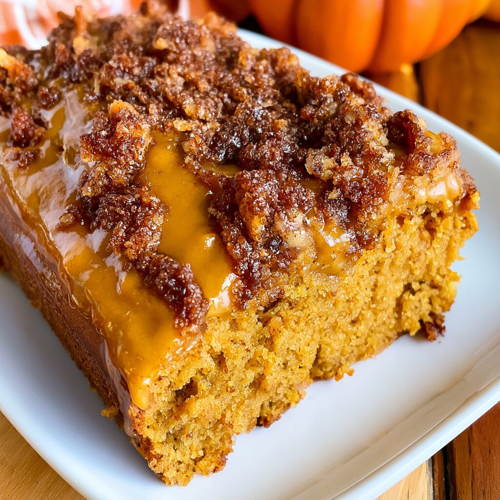 Cozy Pumpkin Brown Sugar Coffee Cake