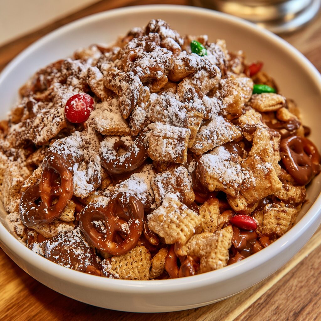 Cozy Reindeer Chow Snack Mix