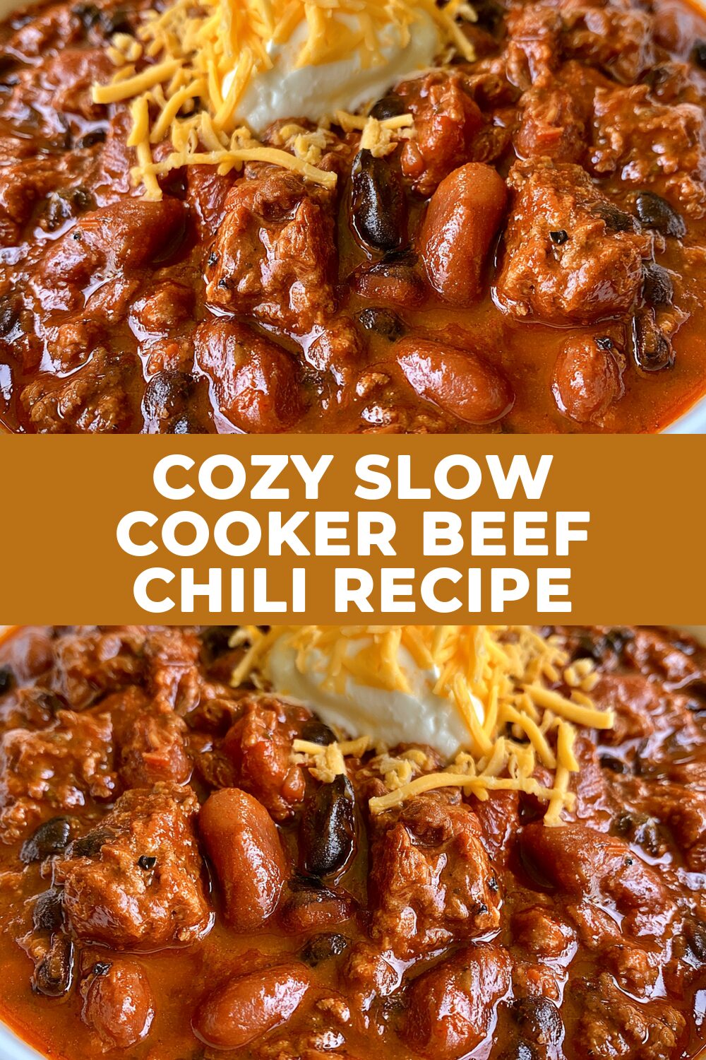 Cozy Slow Cooker Beef Chili Recipe