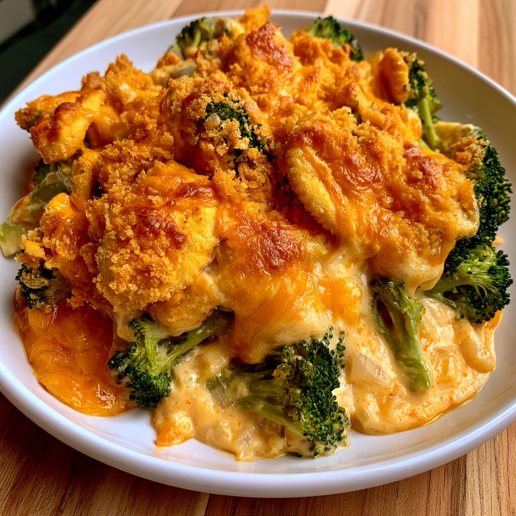 Creamy Broccoli Cheese Bake