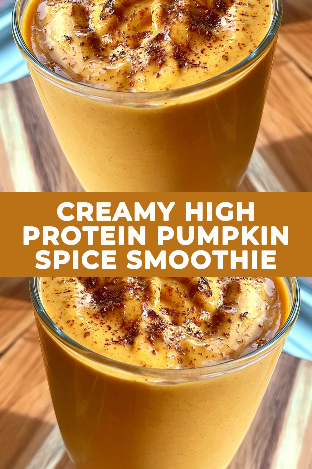 Creamy High Protein Pumpkin Spice Smoothie Recipe