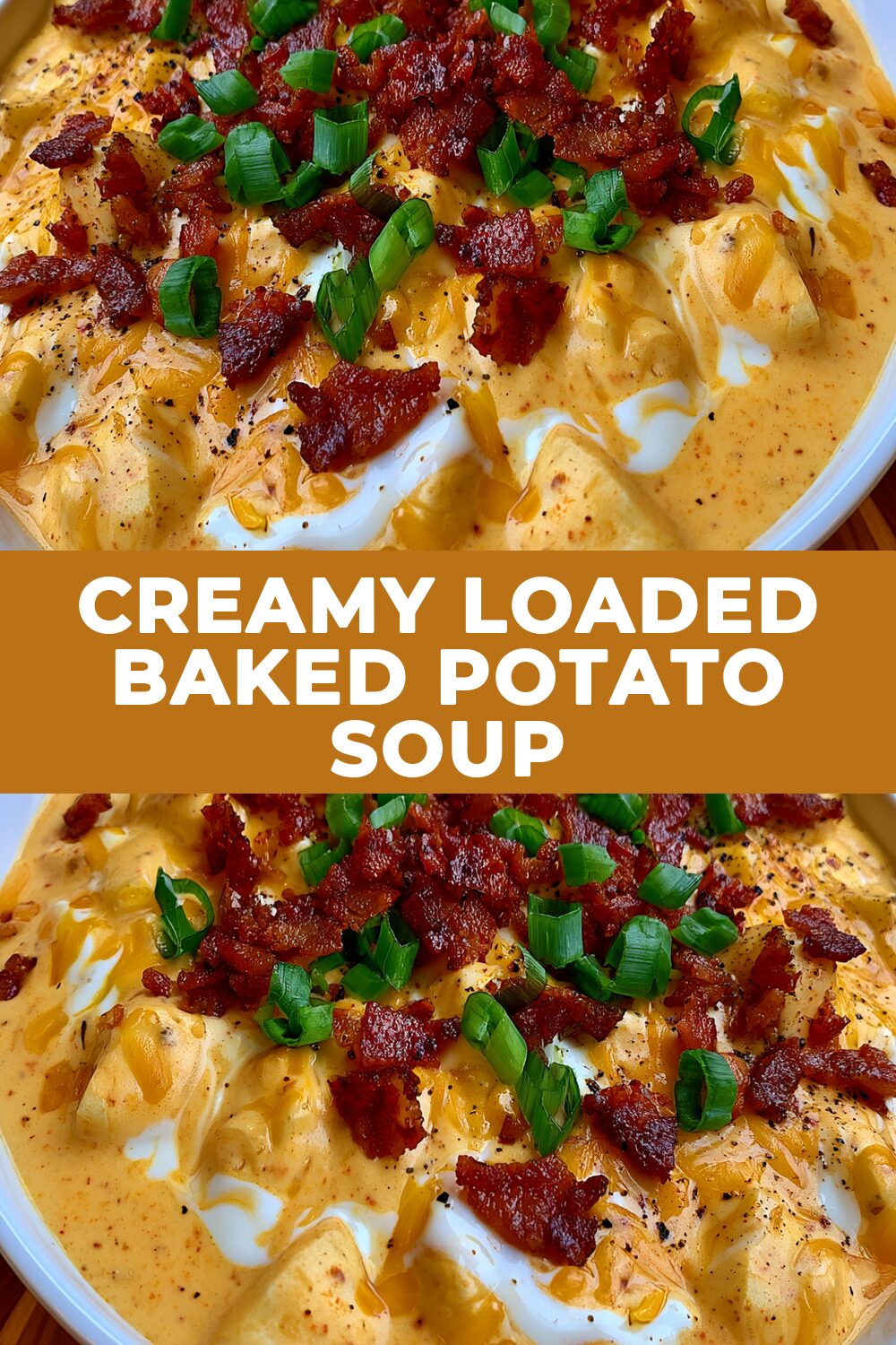 Creamy Loaded Baked Potato Soup Recipe