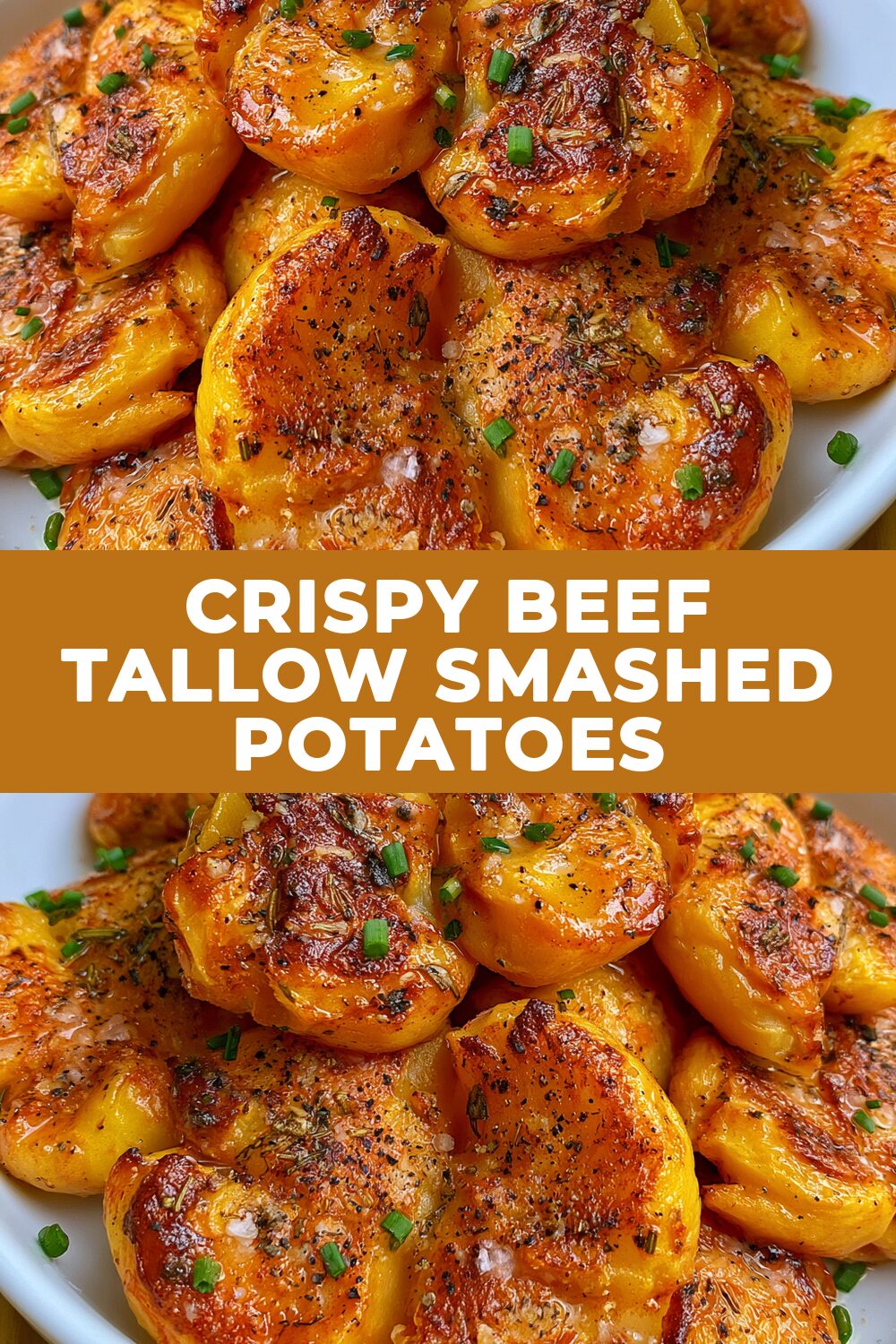 Crispy Beef Tallow Smashed Potatoes Recipe
