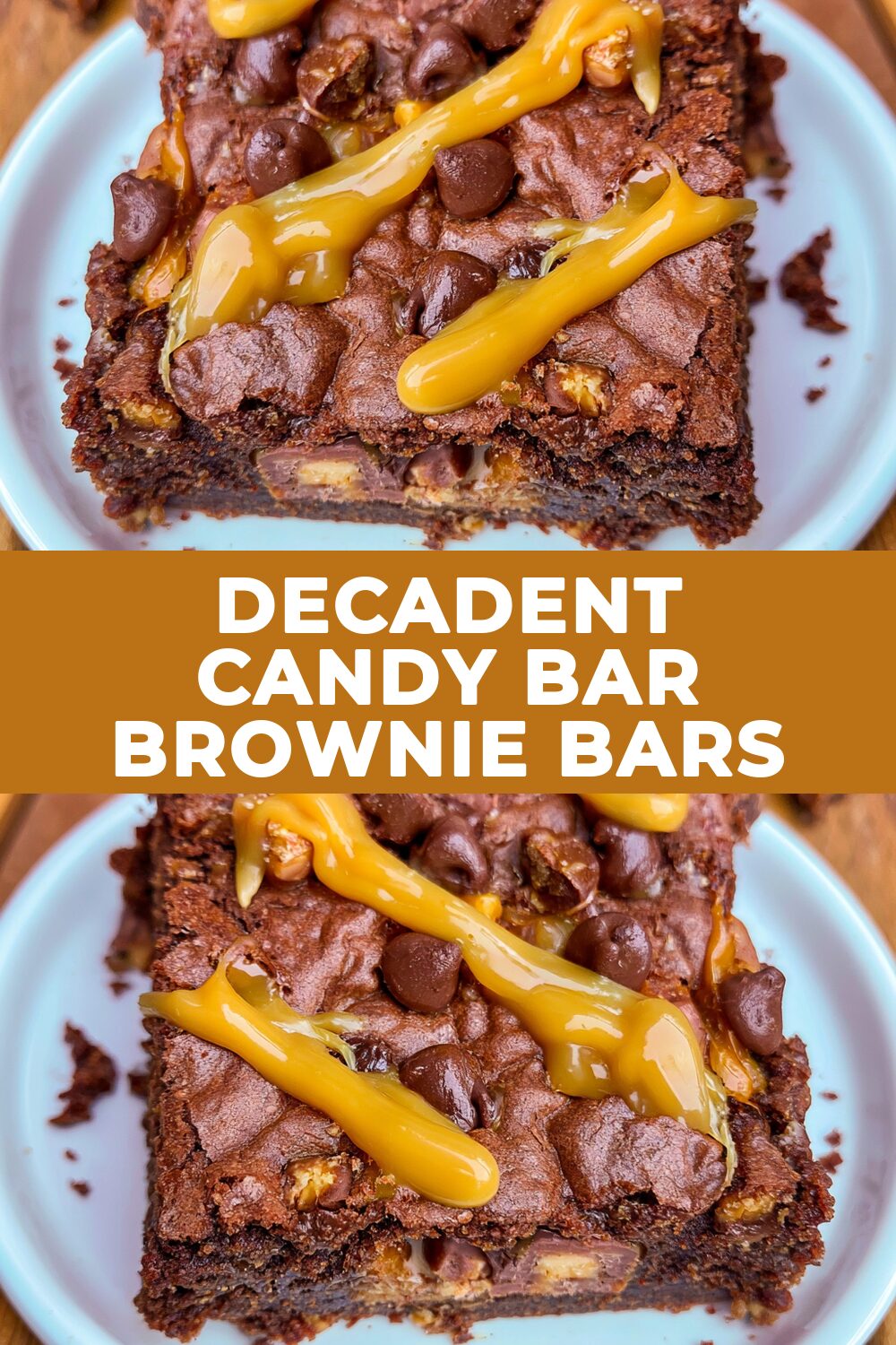 Decadent Candy Bar Brownie Bars Recipe
