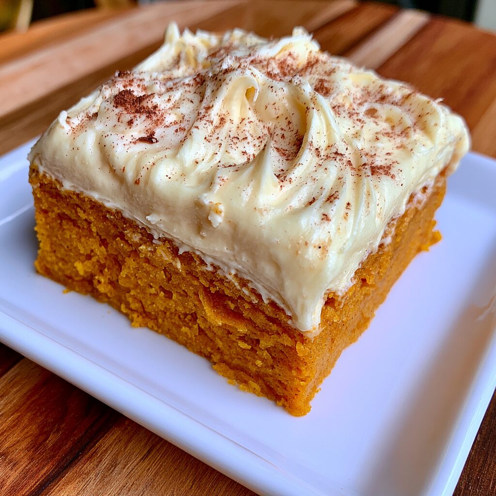 Delightful Pumpkin Bars with Cream Cheese Frosting