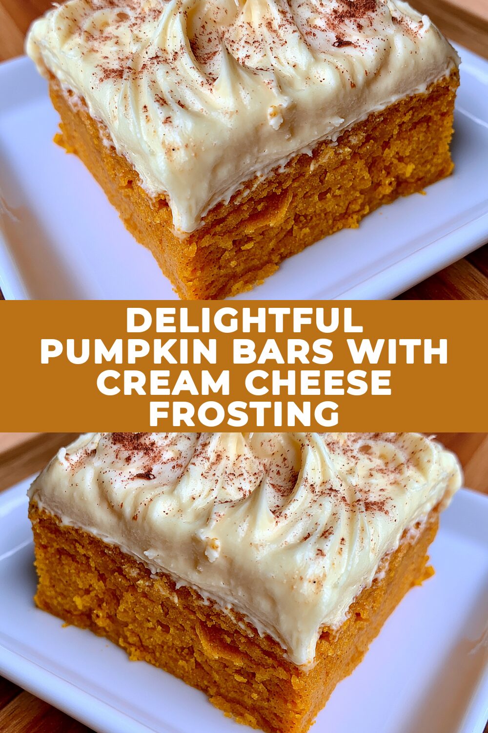 Delightful Pumpkin Bars with Cream Cheese Frosting Recipe