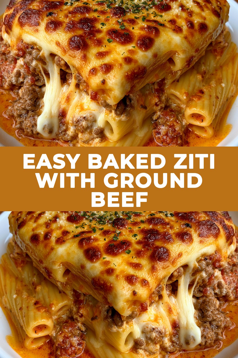 Easy Baked Ziti with Ground Beef Recipe