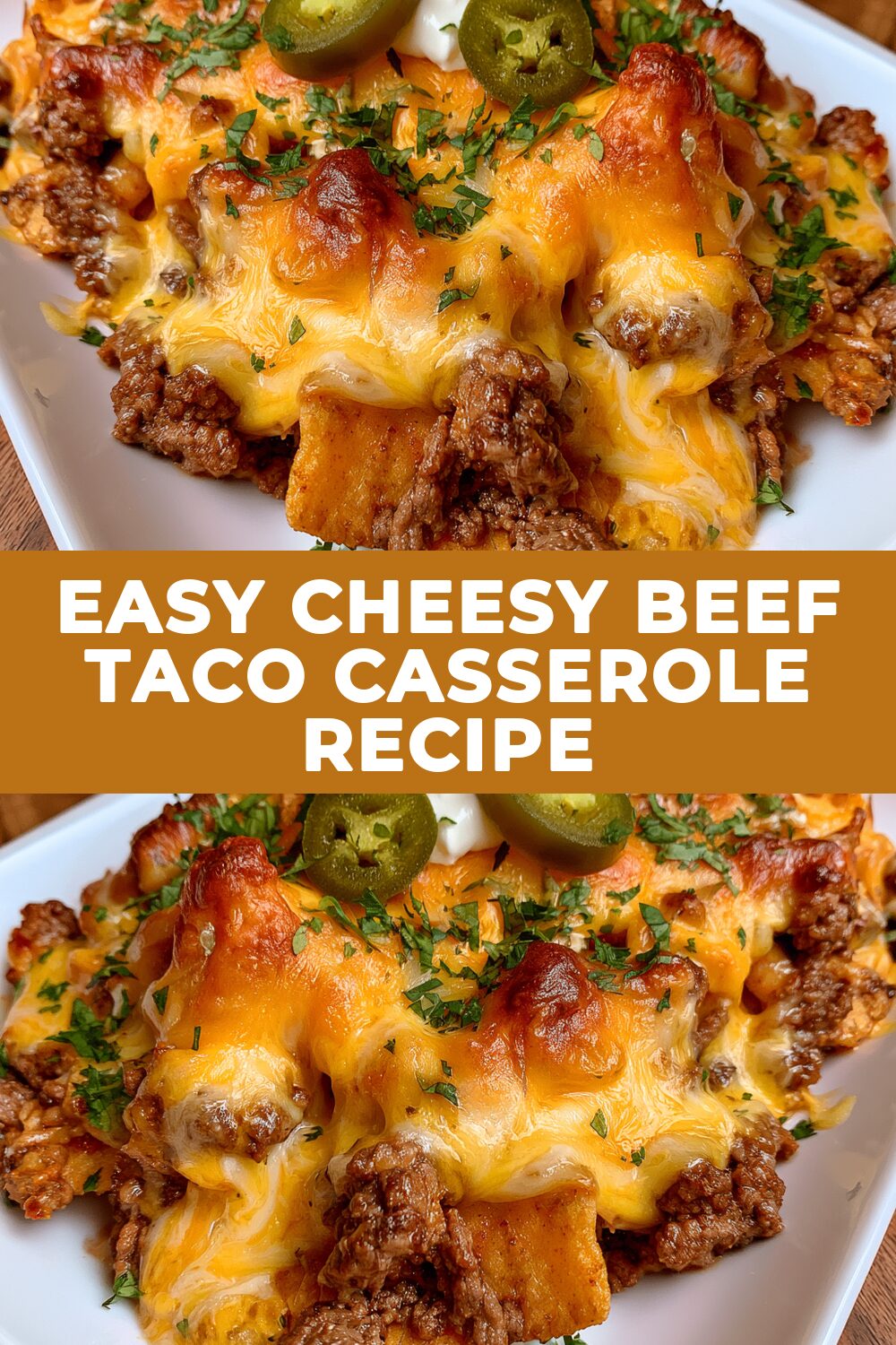 Easy Cheesy Beef Taco Casserole Recipe