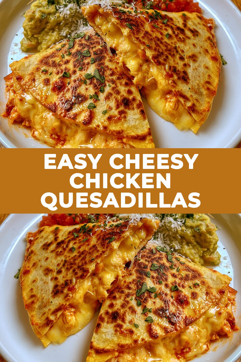 Easy Cheesy Chicken Quesadillas Recipe