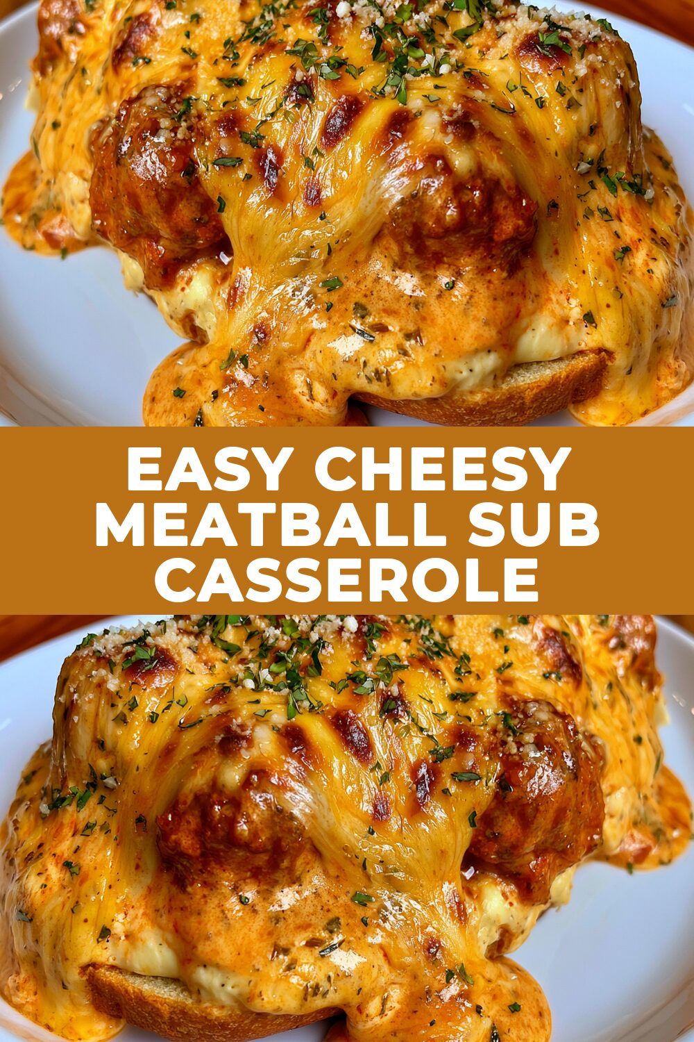 Easy Cheesy Meatball Sub Casserole Recipe