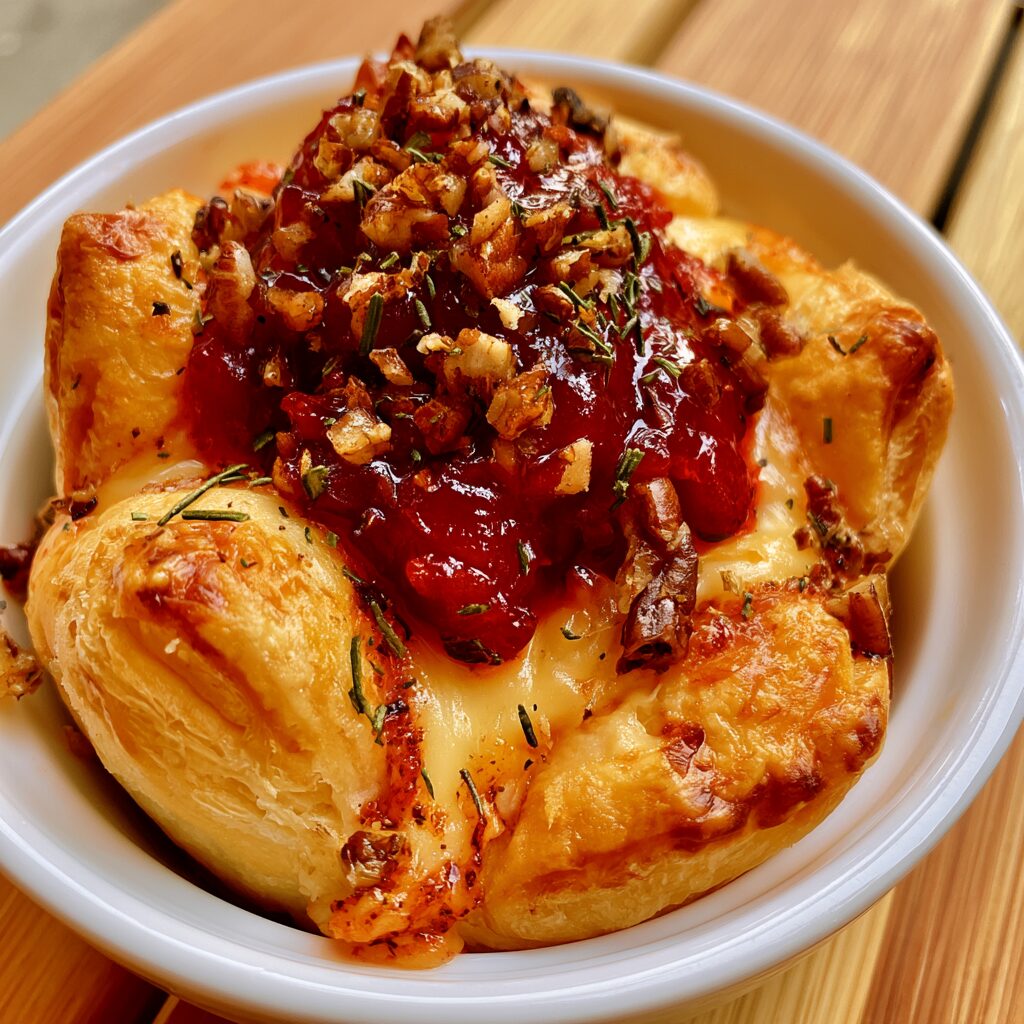 Easy Cranberry Brie Bites