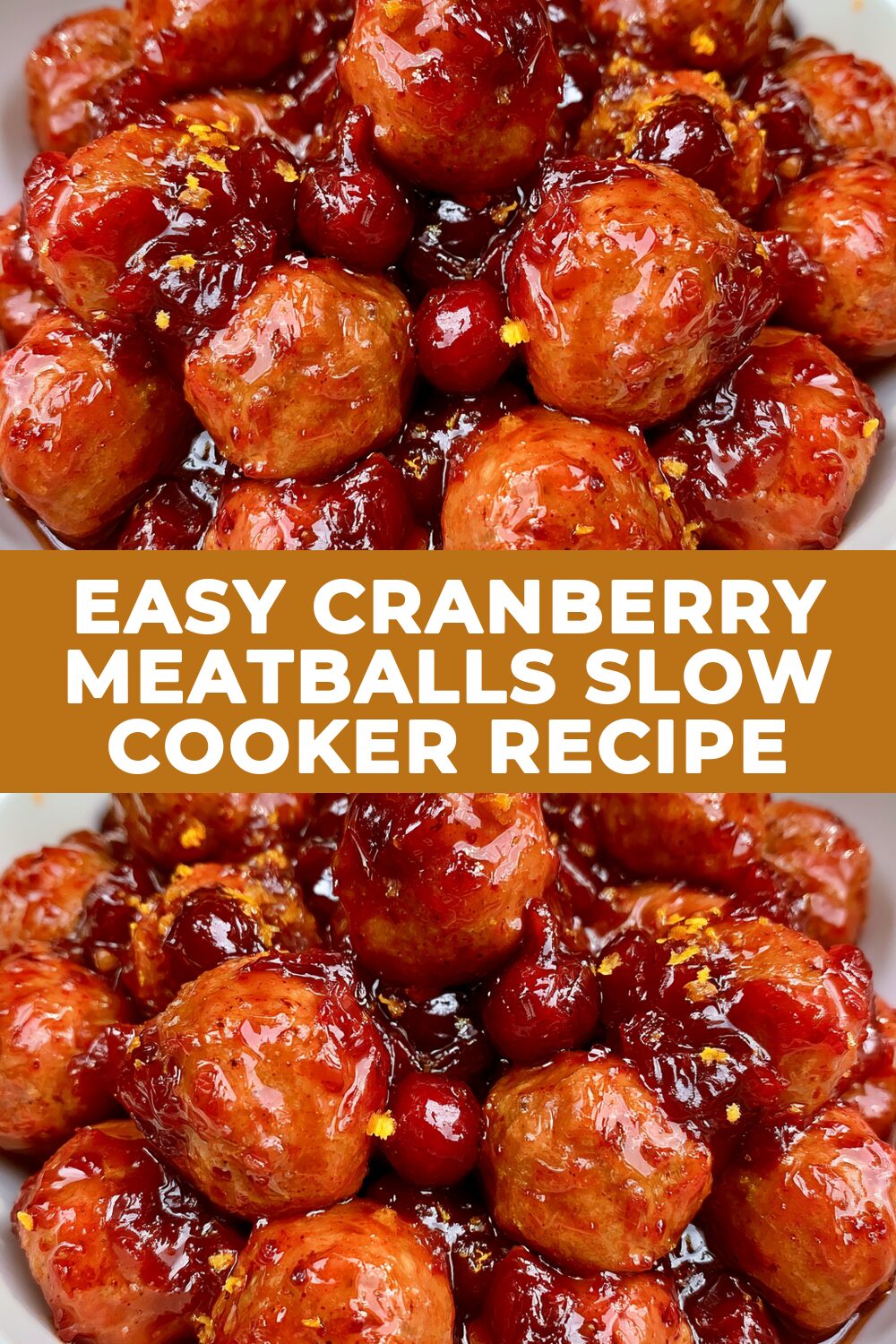 Easy Cranberry Meatballs Slow Cooker Recipe