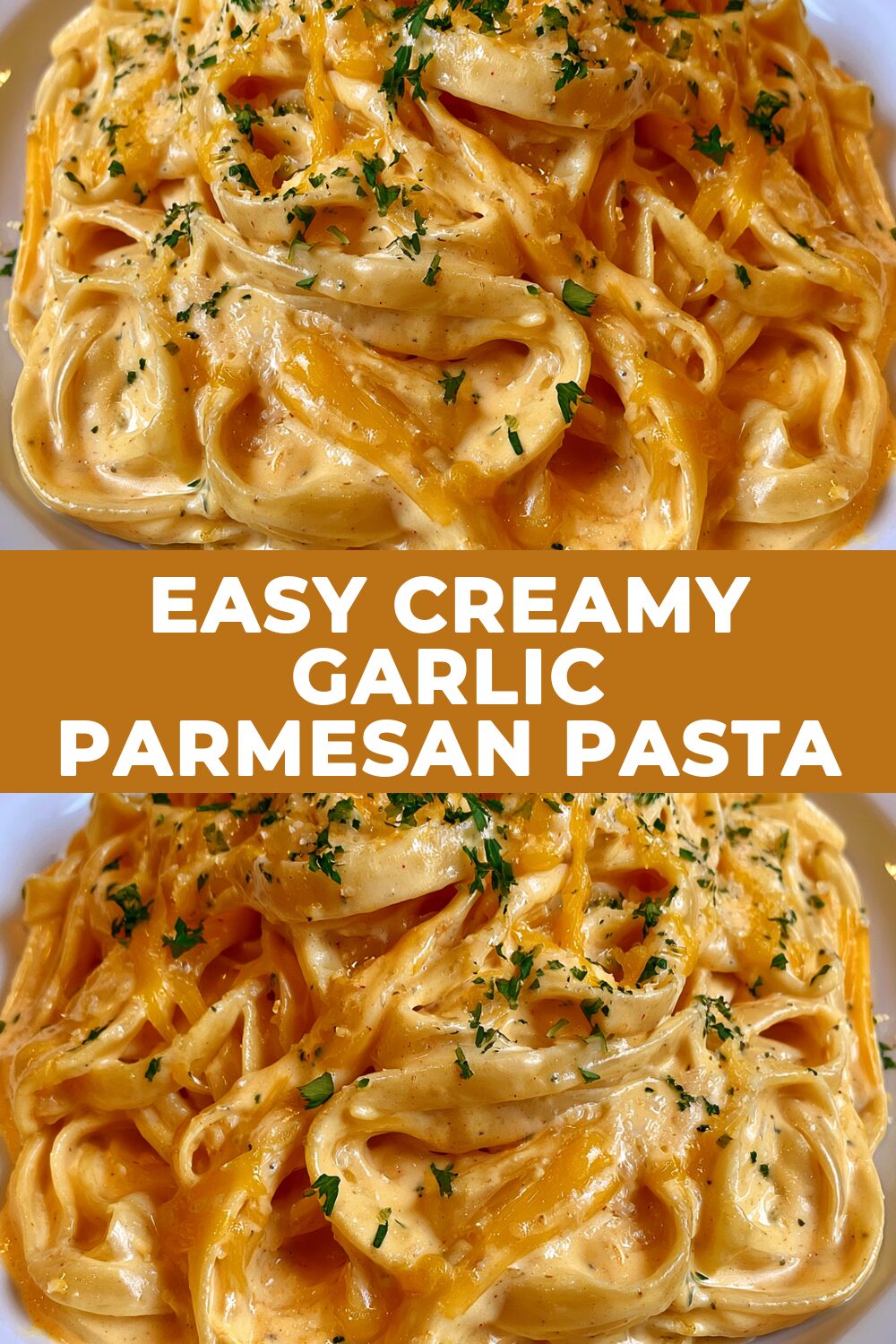 Easy Creamy Garlic Parmesan Pasta Recipe