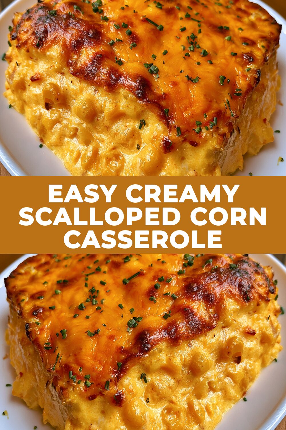Easy Creamy Scalloped Corn Casserole Recipe