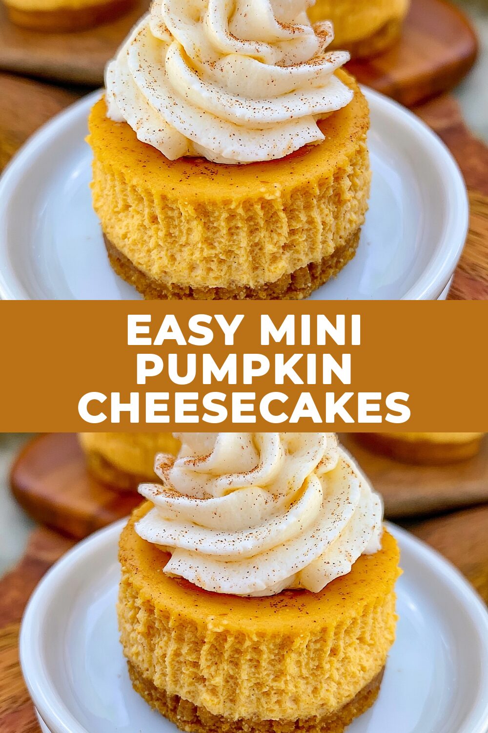 Easy Mini Pumpkin Cheesecakes Recipe