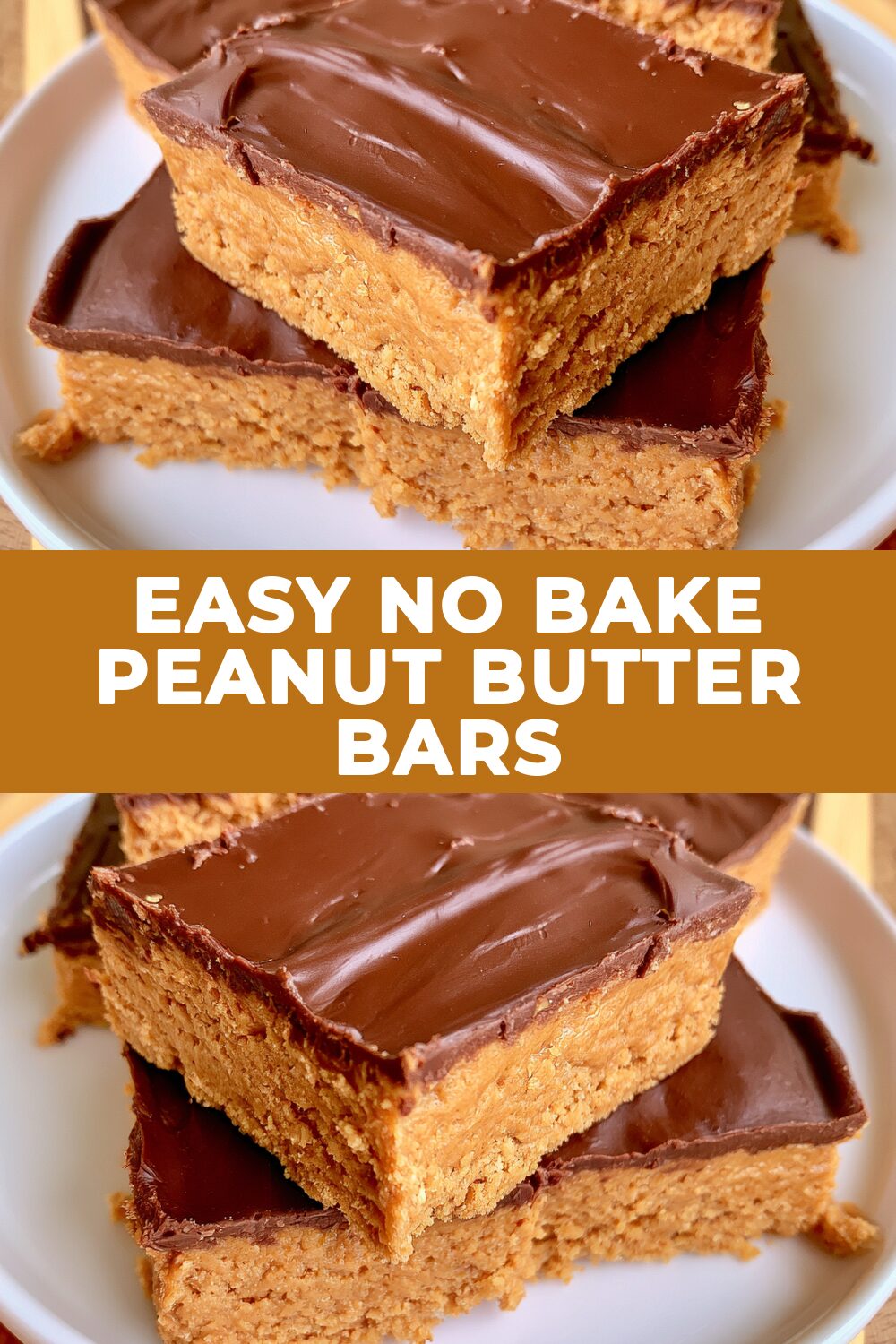 Easy No Bake Peanut Butter Bars Recipe