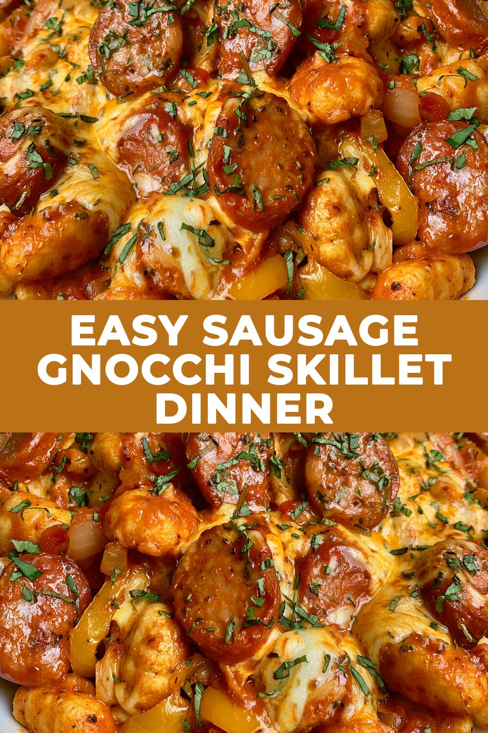 Easy Sausage Gnocchi Skillet Dinner Recipe