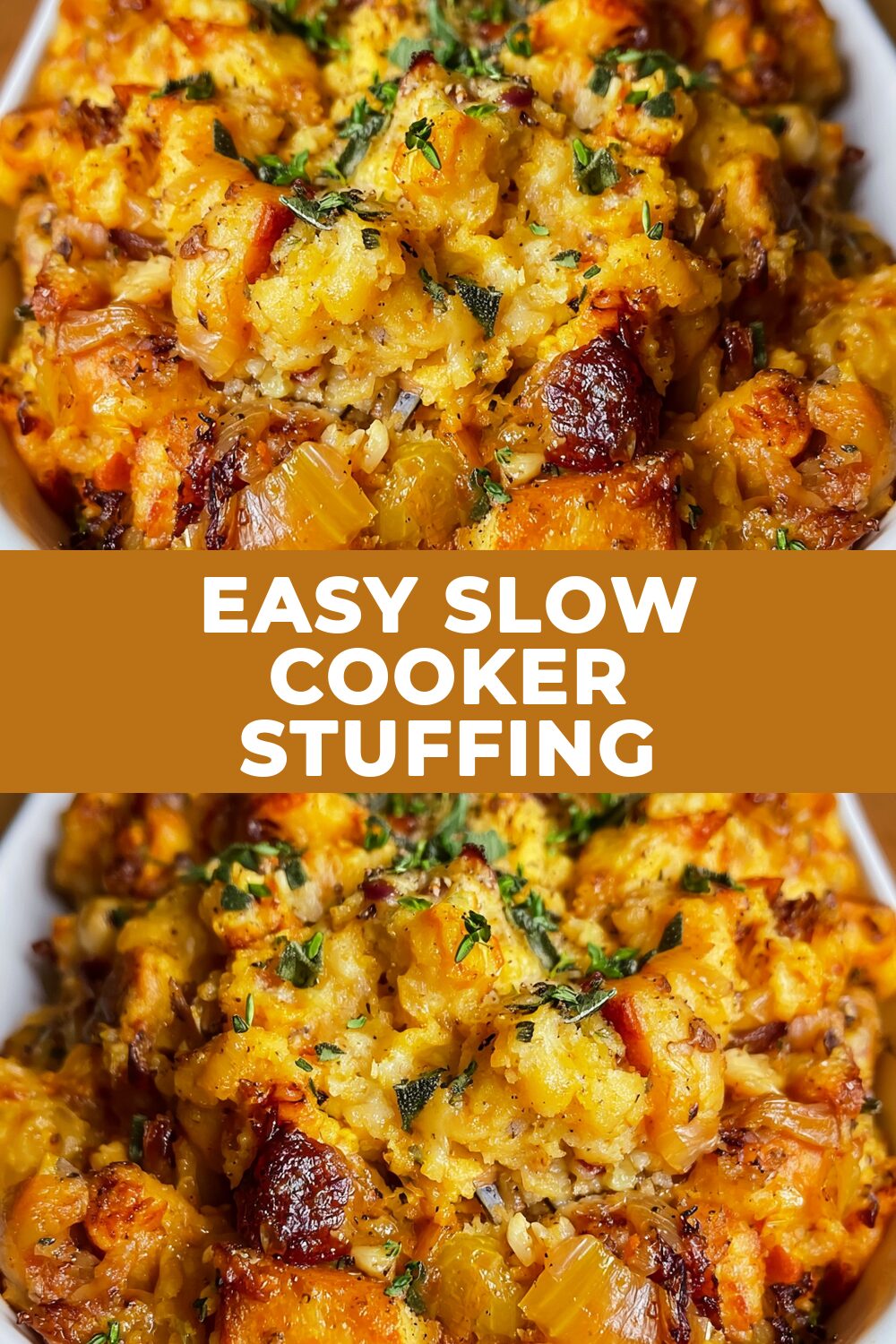 Easy Slow Cooker Stuffing Recipe