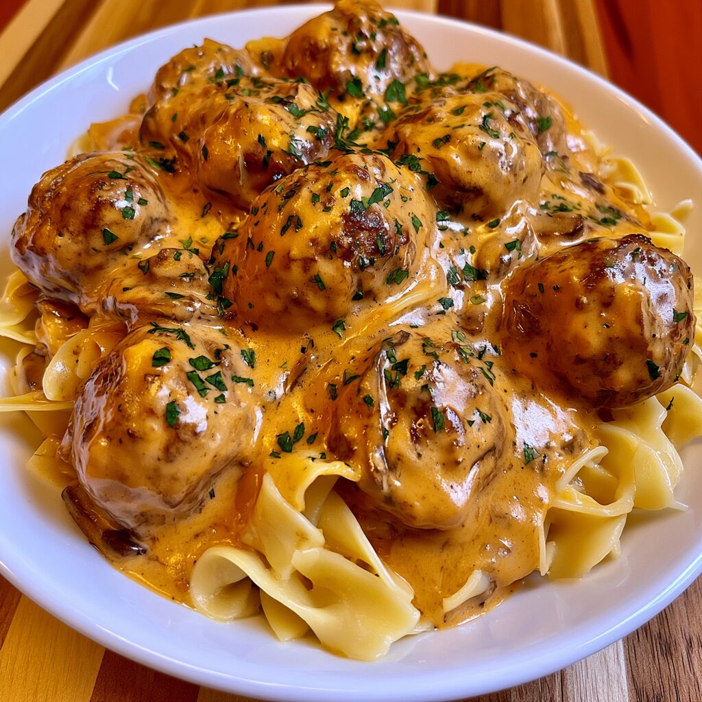 Easy Slow Cooker Swedish Meatballs