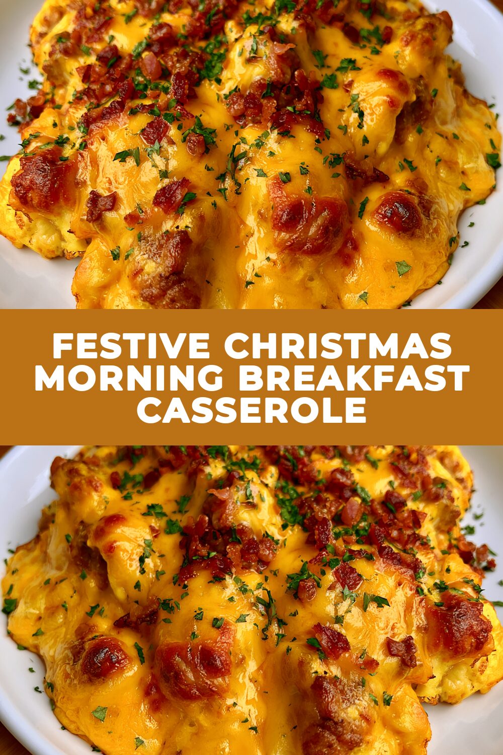 Festive Christmas Morning Breakfast Casserole Recipe