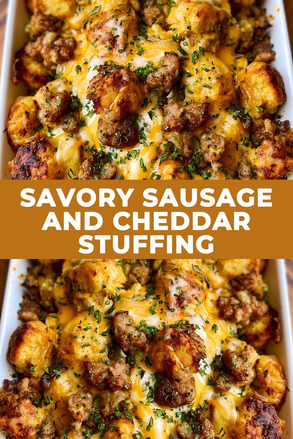 Savory Sausage and Cheddar Stuffing Recipe