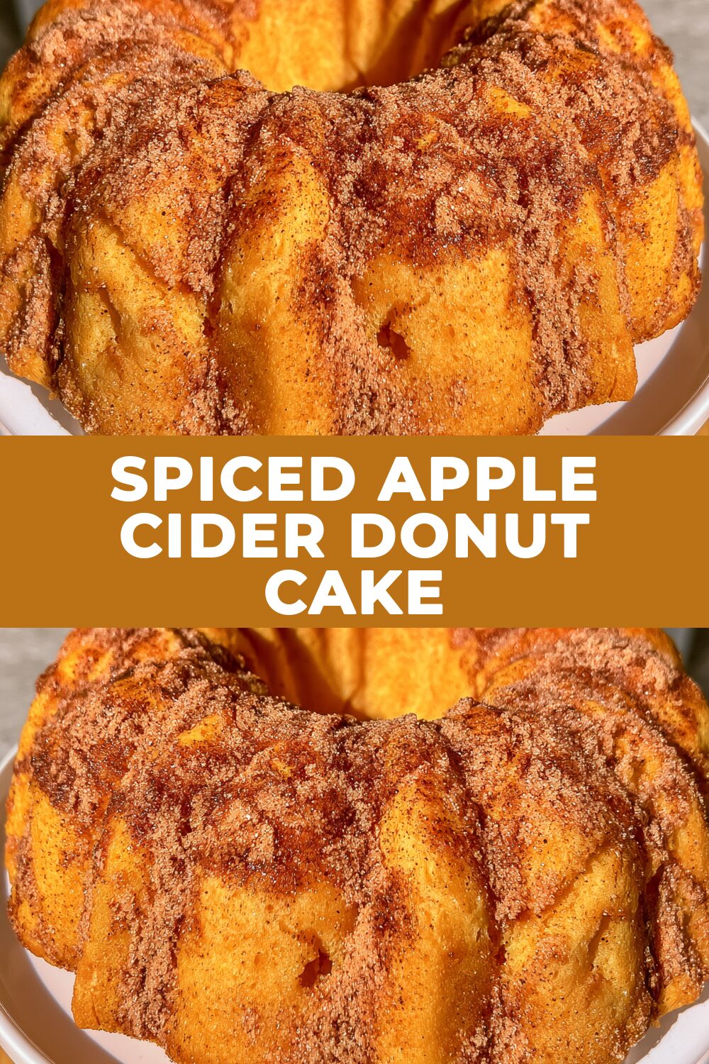 Spiced Apple Cider Donut Cake Recipe